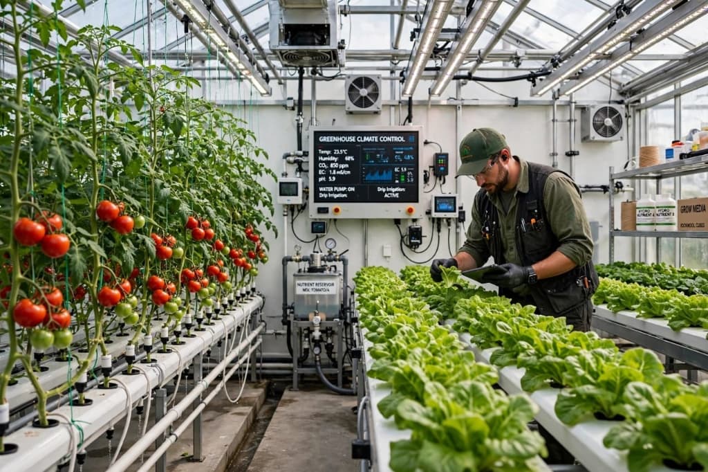 Controlled Environment Agriculture and Smart Greenhouse Training